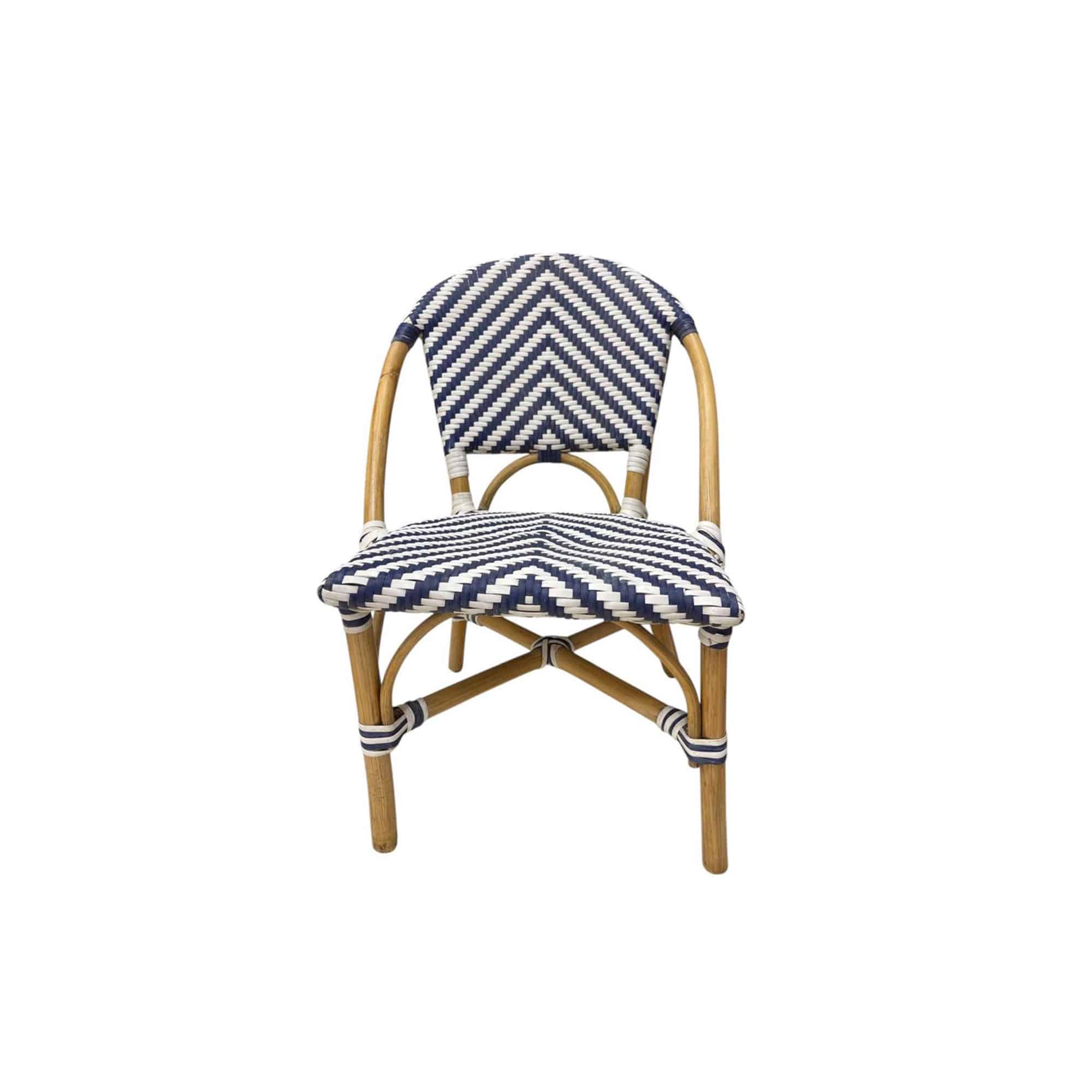 Silla ratán azul mini